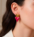 Enamel Earrings