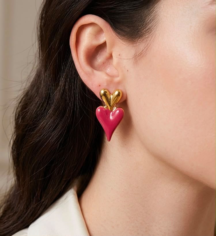 Enamel Earrings