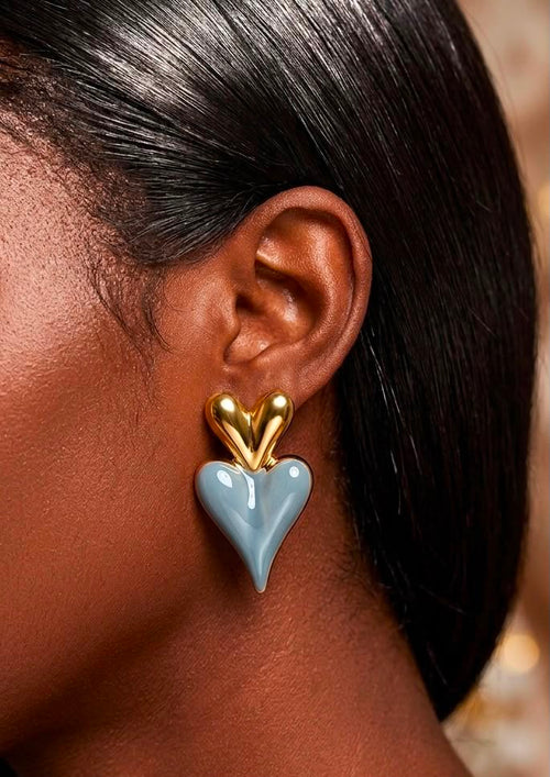 Enamel Earrings