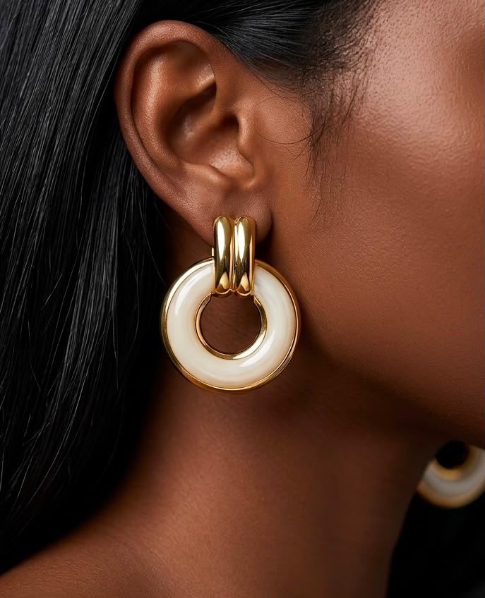 Enamel Earrings