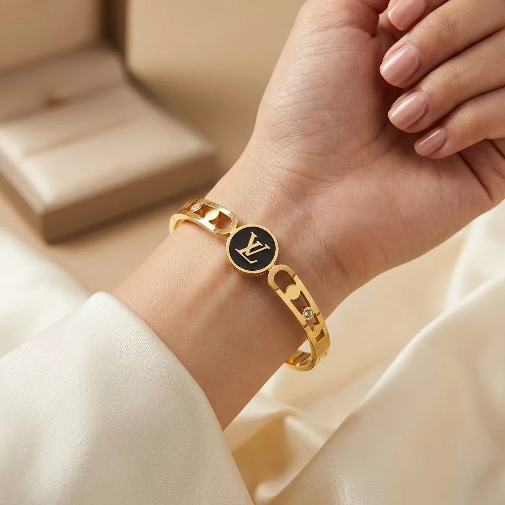 Lv Branded Bangle
