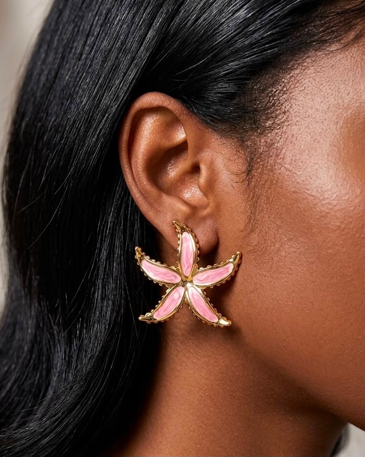Enamel Earrings