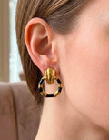 Enamel Earrings