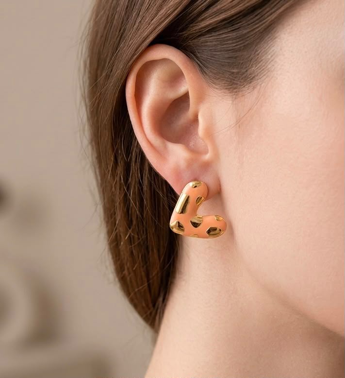 Enamel Earrings