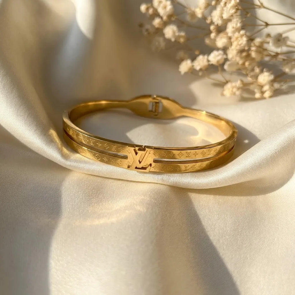 Lv Branded Bangle