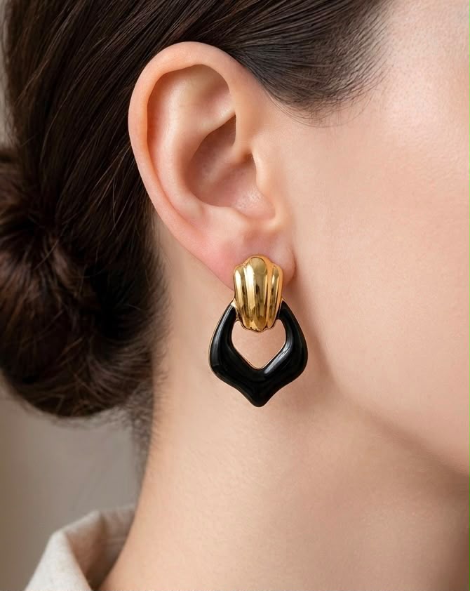 Enamel Earrings