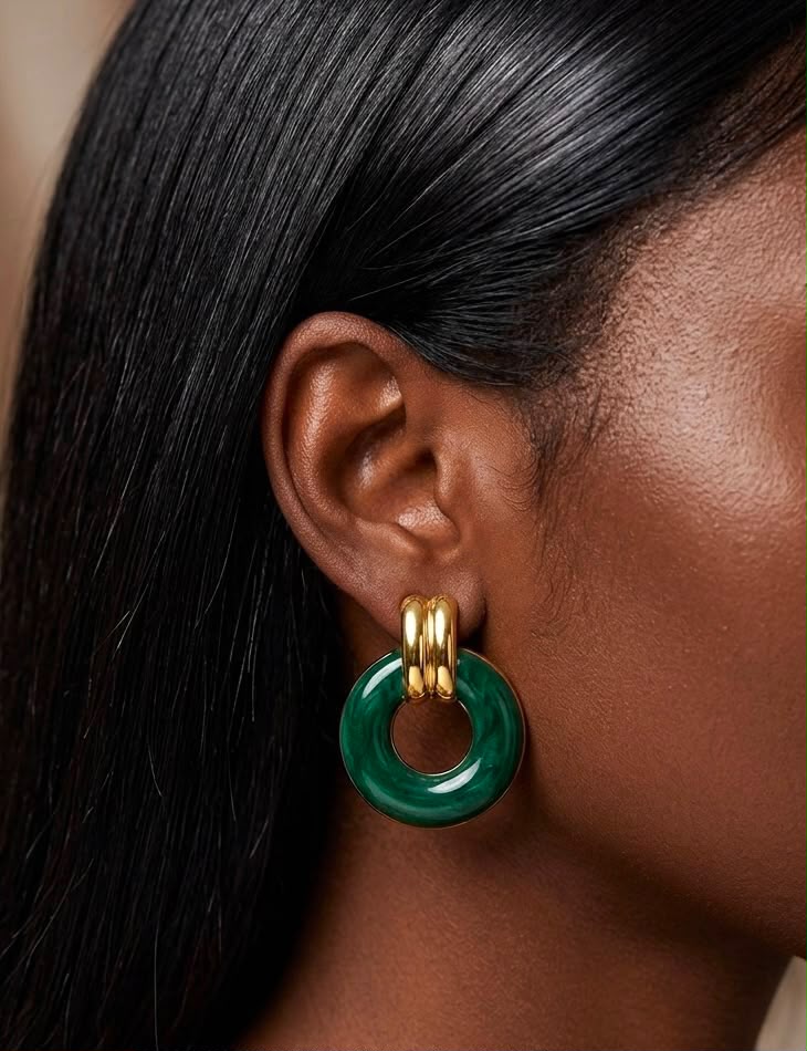 Enamel Earrings