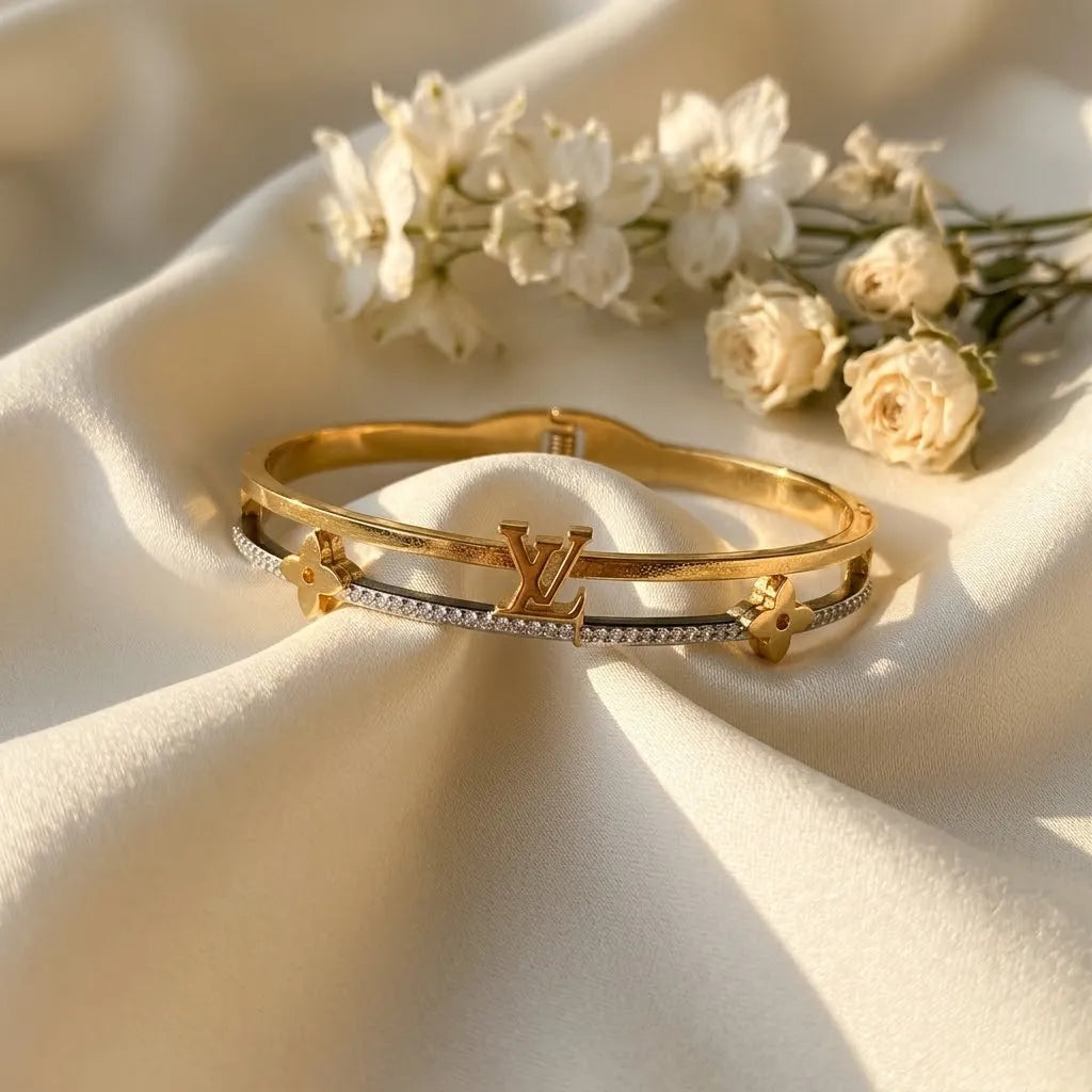 Lv Branded Bangle